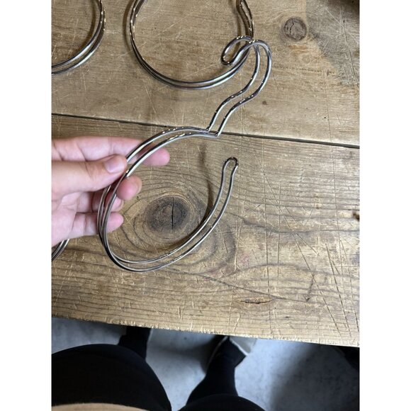 Lot of 4 Chrome Closet Accessory Hook Loop Organizer for Belts Scarves Ties - Picture 4 of 5